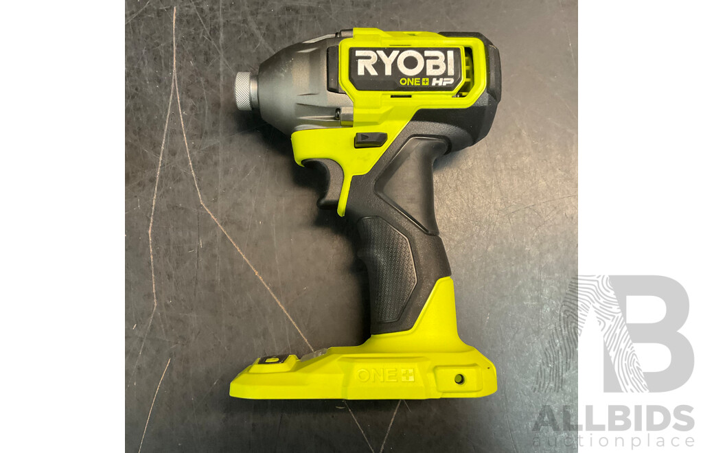 RYOBI RID18X  Impact Driver & R18IW Impact Wrench & R18HVC Hand Vacuum with 1x Battery and 1x Charger in Carry Bag
