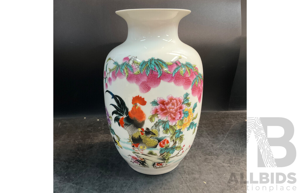Assorted China Jingdezhen Ceramics Vases - Lot of 4