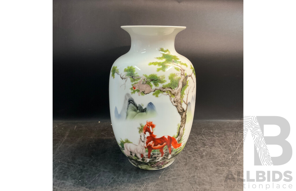 Assorted China Jingdezhen Ceramics Vases - Lot of 4