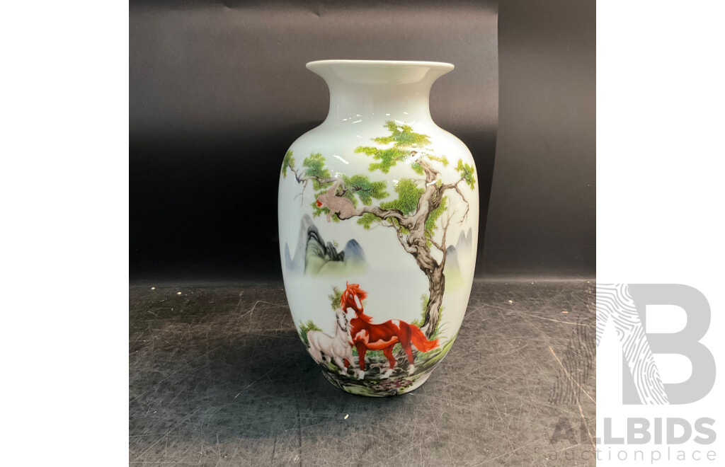 Assorted China Jingdezhen Ceramics Vases - Lot of 3
