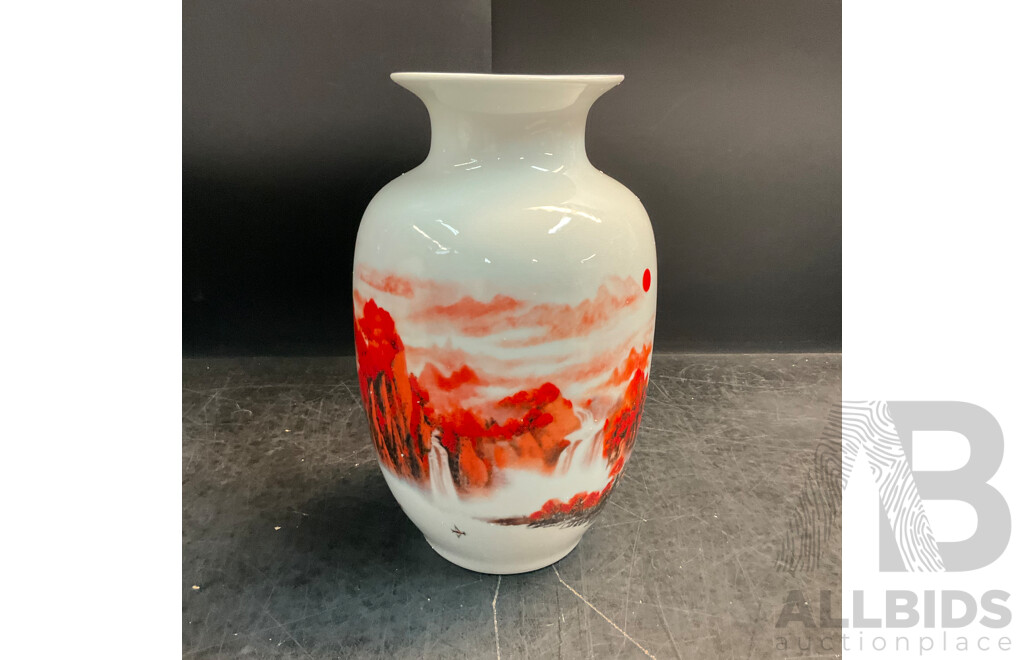 Assorted China Jingdezhen Ceramics Vases - Lot of 3
