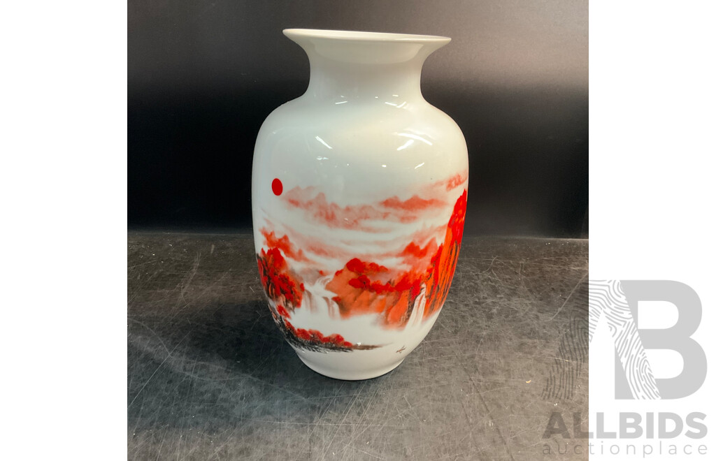 Assorted China Jingdezhen Ceramics Vases - Lot of 4