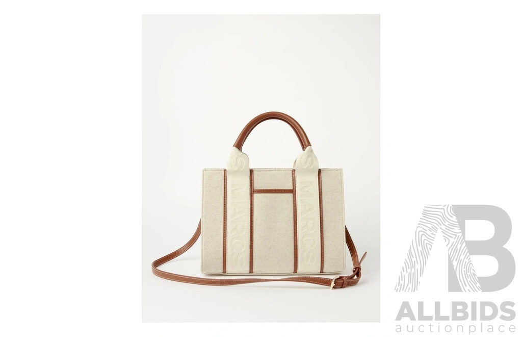 MARCS Barbados Mini Tote Bag - Natural & Black