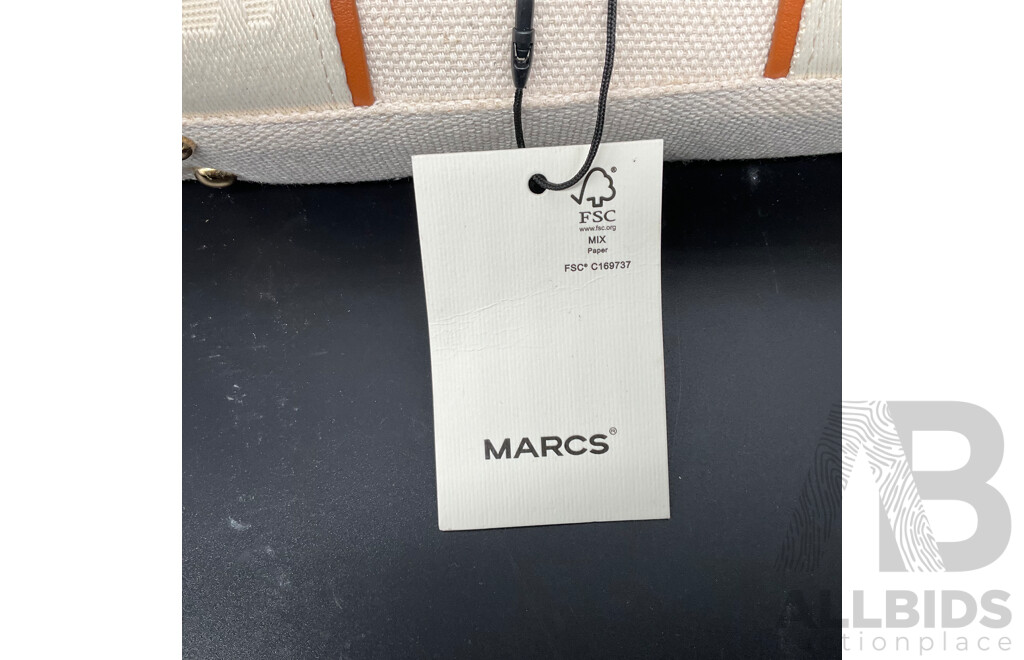 MARCS Barbados Mini Tote Bag - Natural & Black