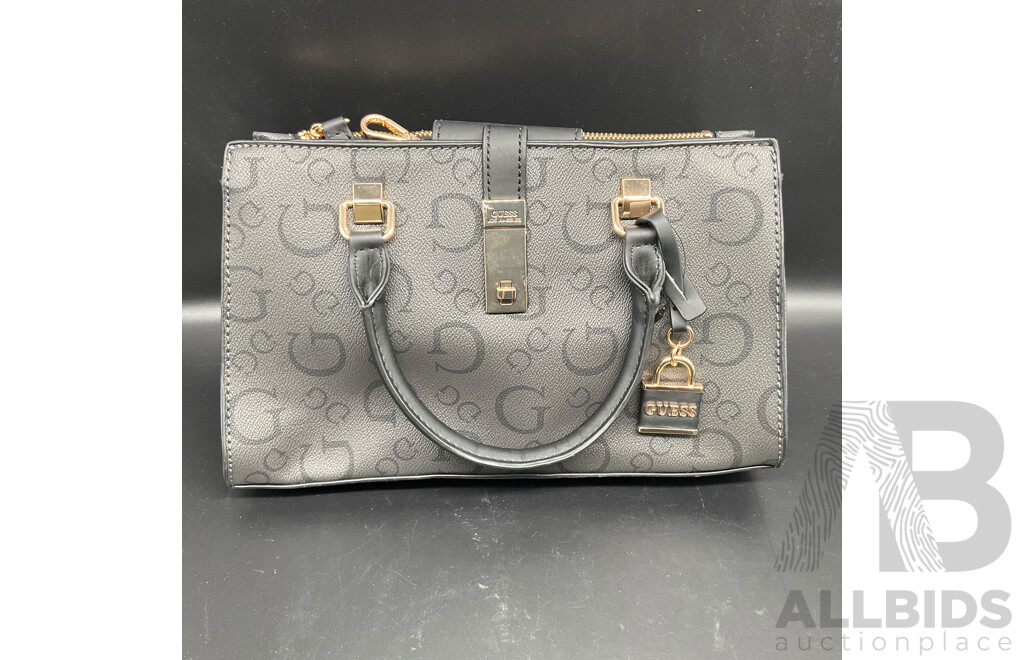 GUESS Delvin Coal Crossbody Bag