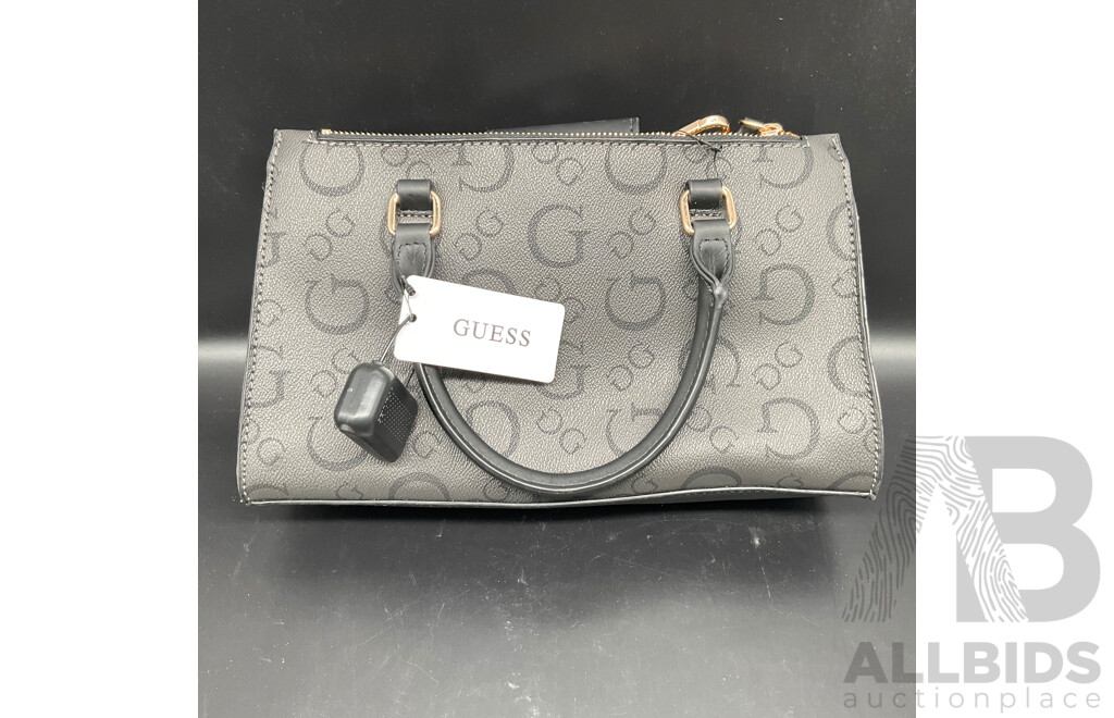 GUESS Delvin Coal Crossbody Bag