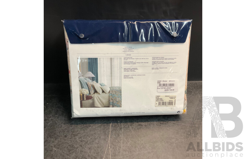 RALPH LAUREN Cassie Anitra Super King Bed Duvet Cover - RRP $749.00