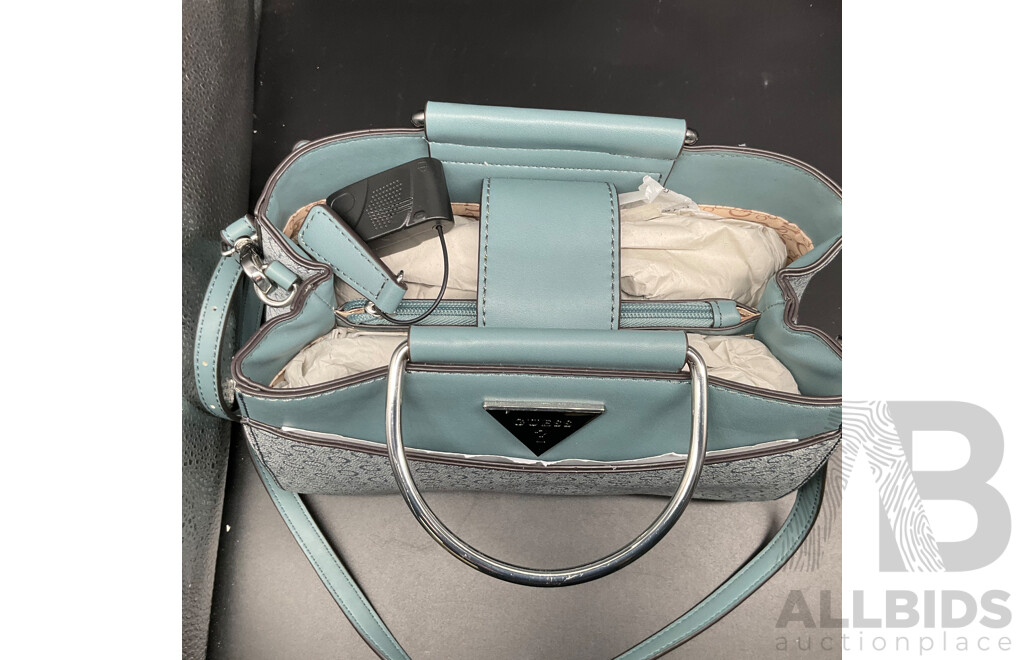 GUESS Milos Denim Crossbody Bag