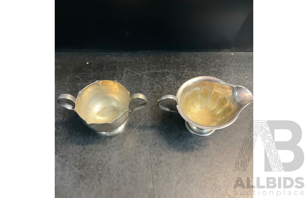 Assorted Plated ,EPNS Sliver Includes Teapot, Creamer & More