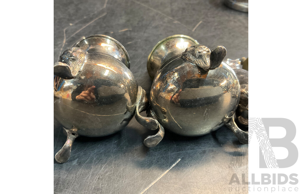 Assorted Plated ,EPNS Sliver Includes Teapot, Creamer & More