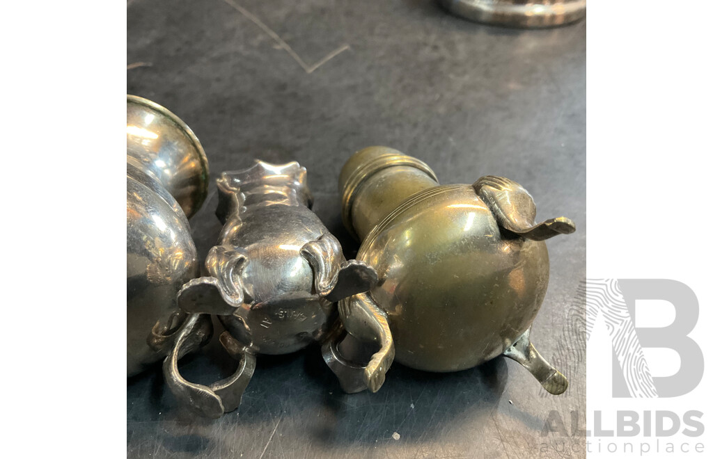 Assorted Plated ,EPNS Sliver Includes Teapot, Creamer & More