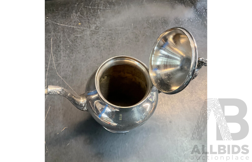 Assorted Plated ,EPNS Sliver Includes Teapot, Creamer & More