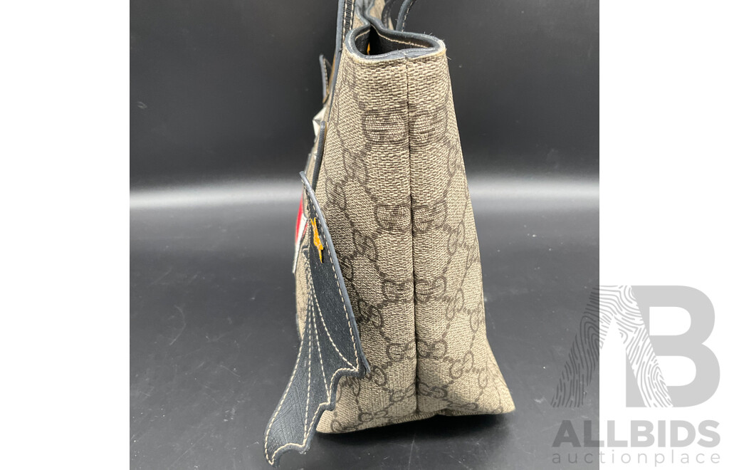 Kid Bat Tote Batman Bag Branded Gucci