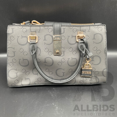 GUESS Delvin Coal Crossbody Bag