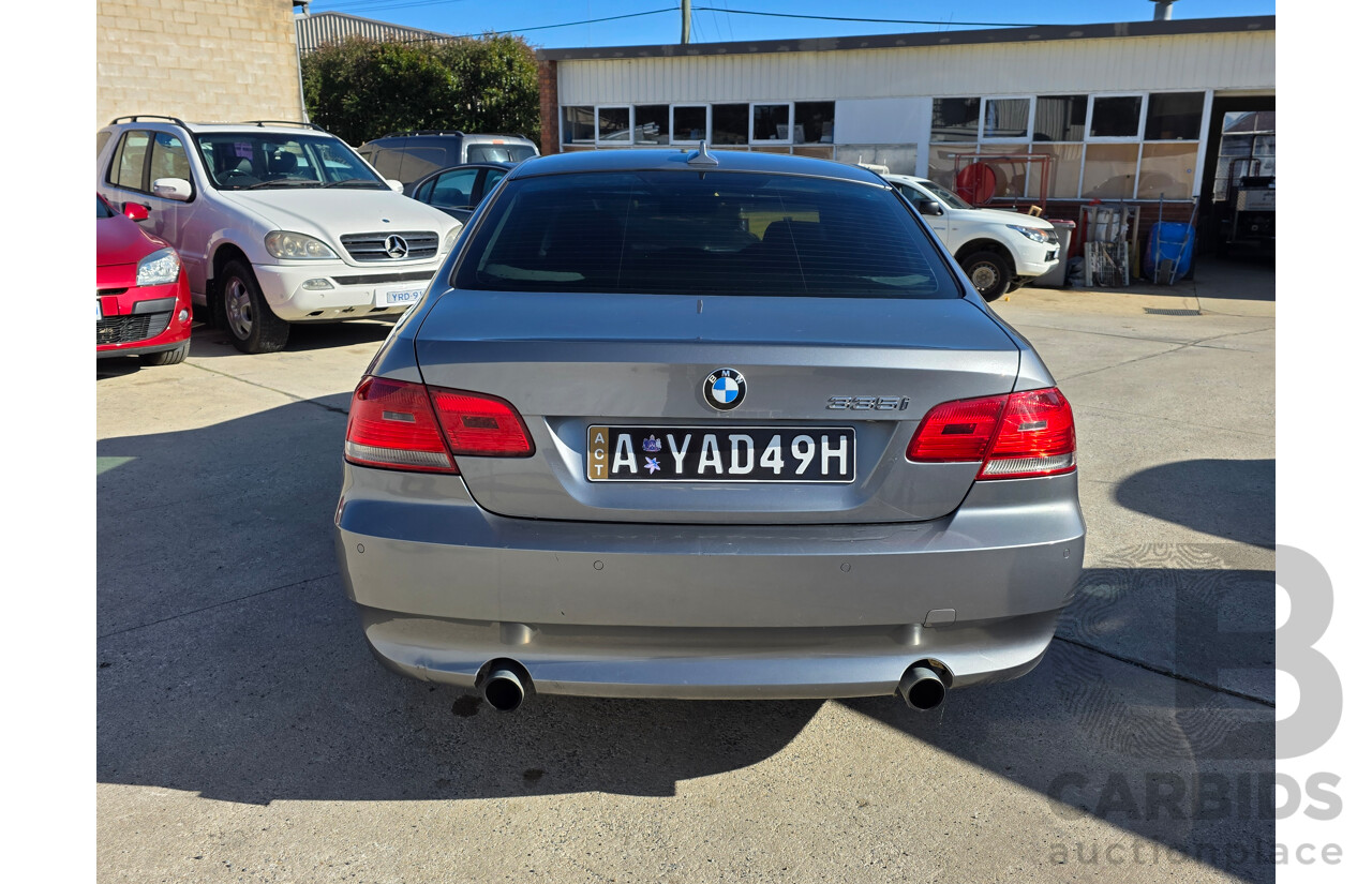 6/2007 BMW 335i E92 2d Coupe Silver Turbo 3.0L