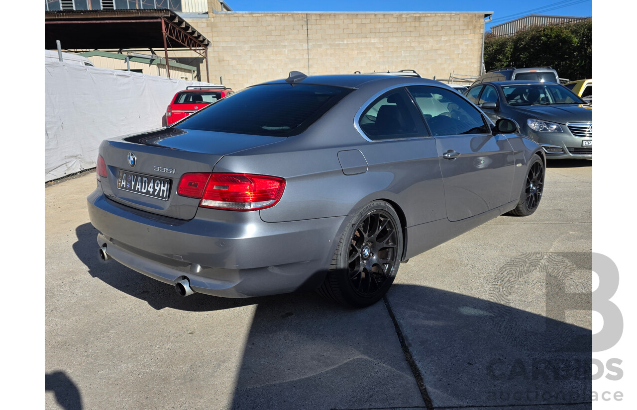 6/2007 BMW 335i E92 2d Coupe Silver Turbo 3.0L