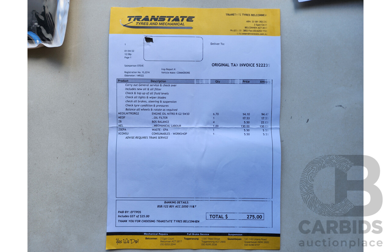 3/2013 Holden Commodore Omega VE II MY12.5 4d Sportwagon Red 3.0L