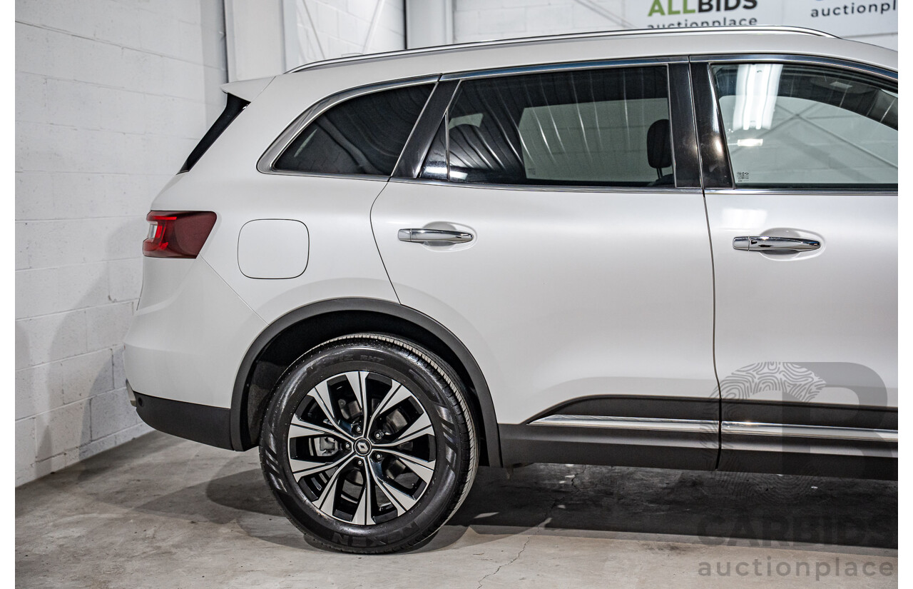 06/2023 Renault Koleos Life (4x2) ZGH MY23 4d Wagon Universal White Metallic 2.5L