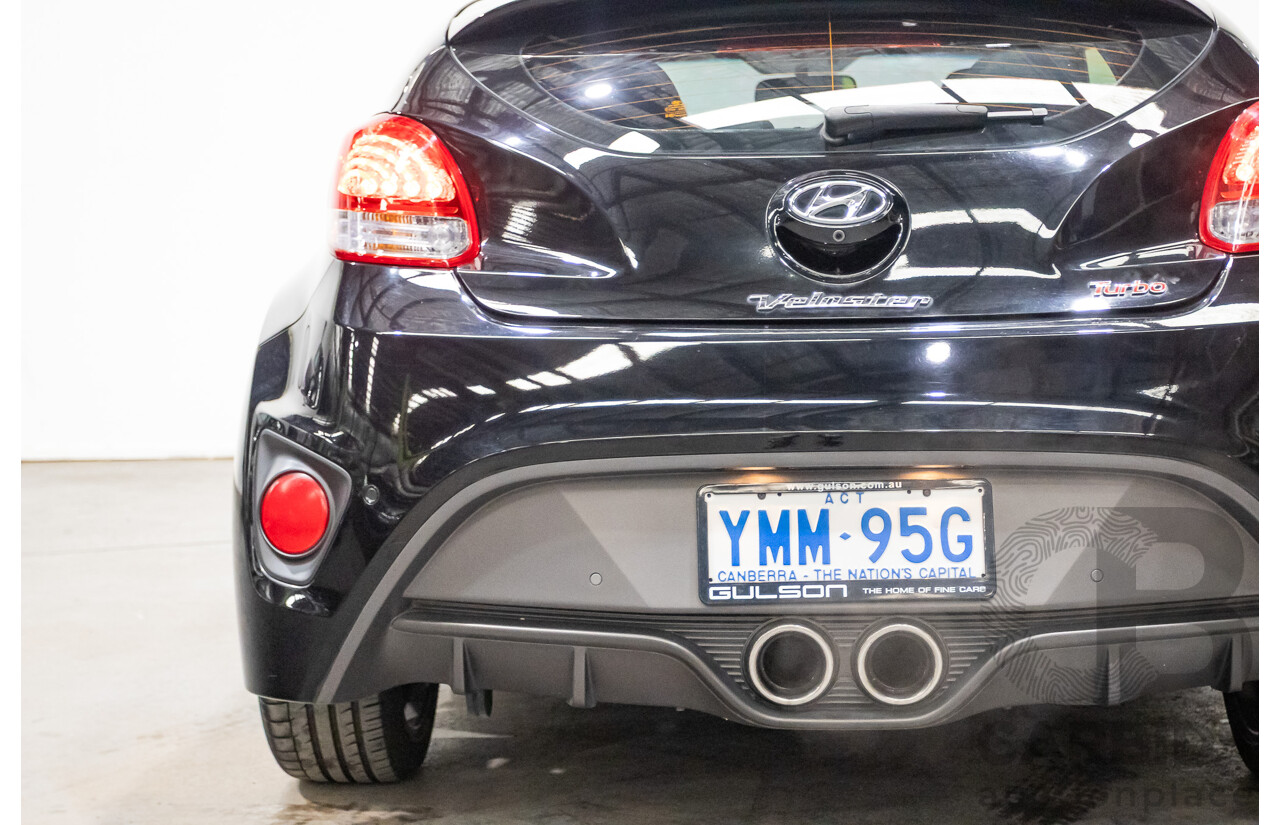 10/2016 Hyundai Veloster SR Turbo FS4 SERIES 2 3D Coupe Black 1.6L