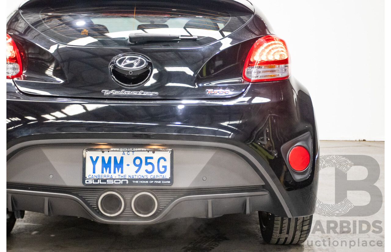 10/2016 Hyundai Veloster SR Turbo FS4 SERIES 2 3D Coupe Black 1.6L