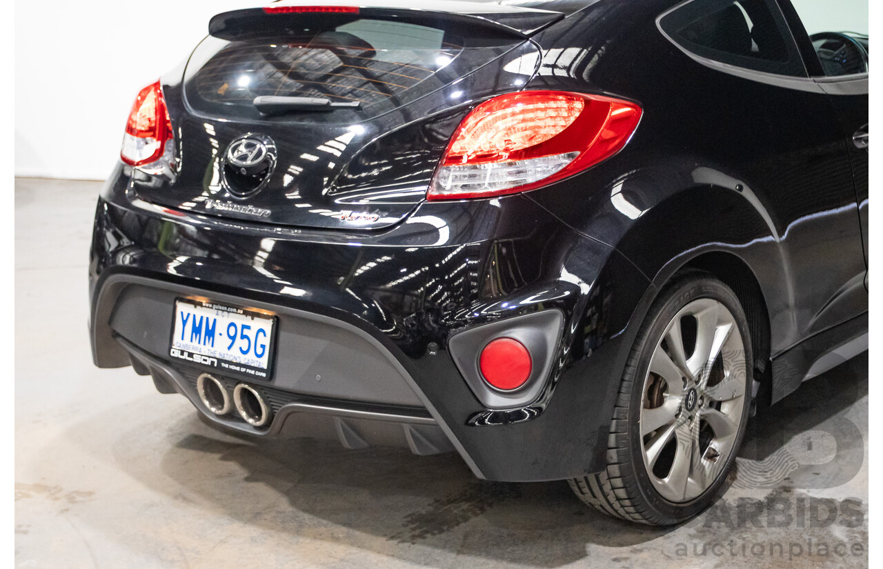10/2016 Hyundai Veloster SR Turbo FS4 SERIES 2 3D Coupe Black 1.6L