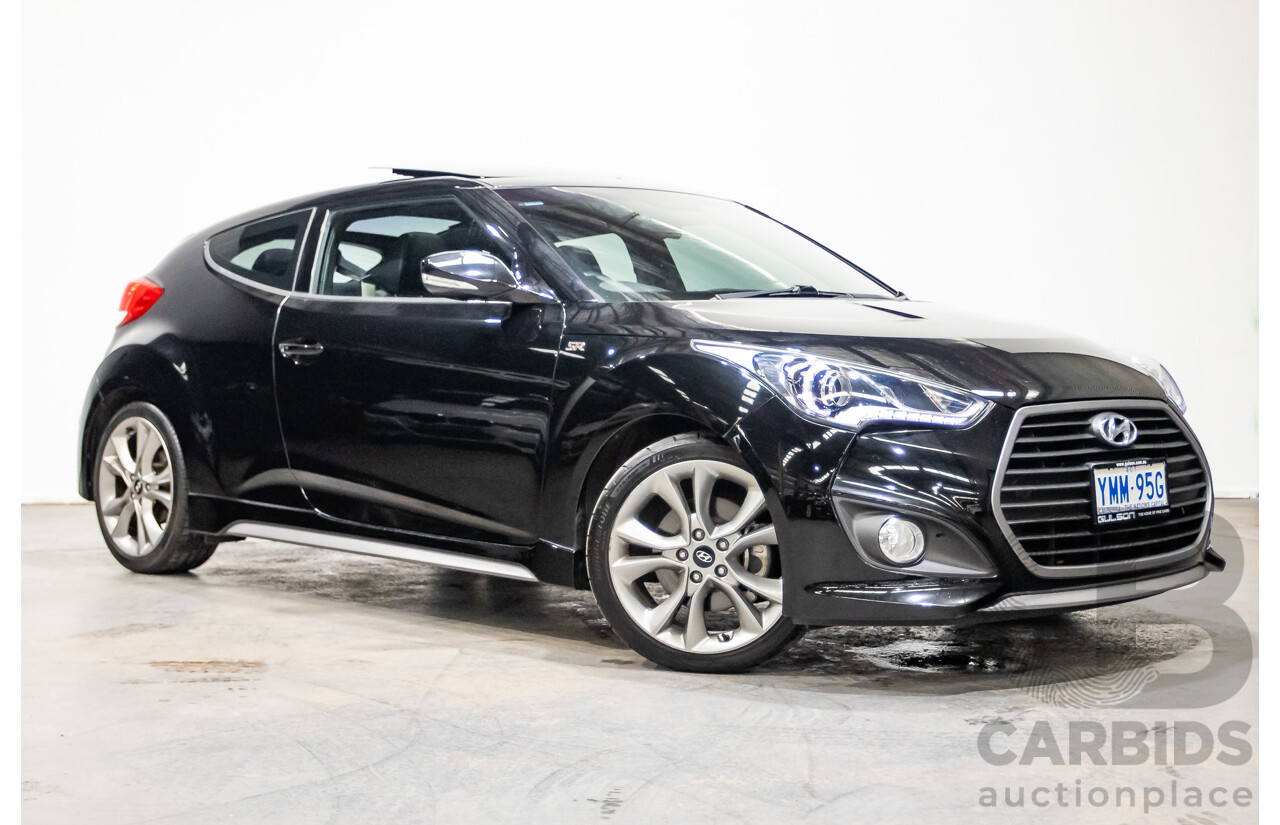 10/2016 Hyundai Veloster SR Turbo FS4 SERIES 2 3D Coupe Black 1.6L