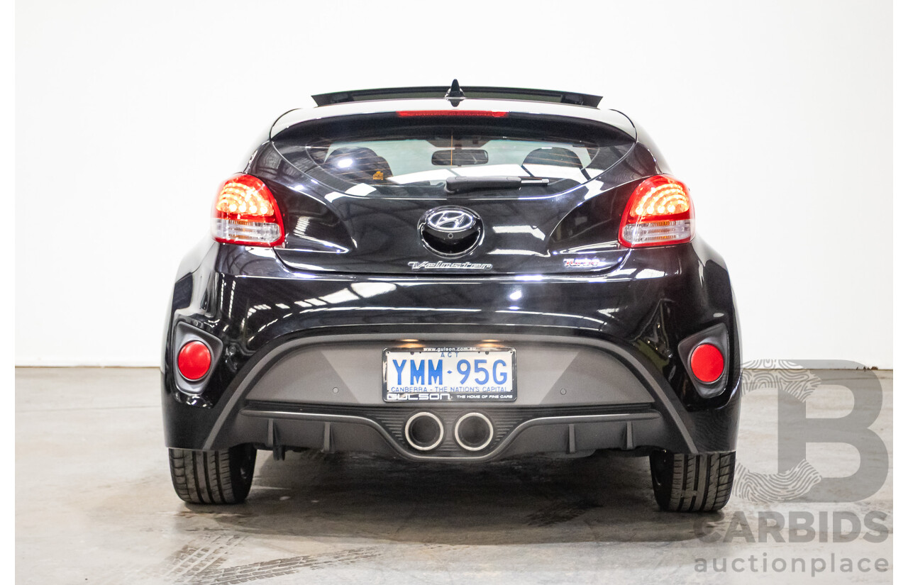 10/2016 Hyundai Veloster SR Turbo FS4 SERIES 2 3D Coupe Black 1.6L