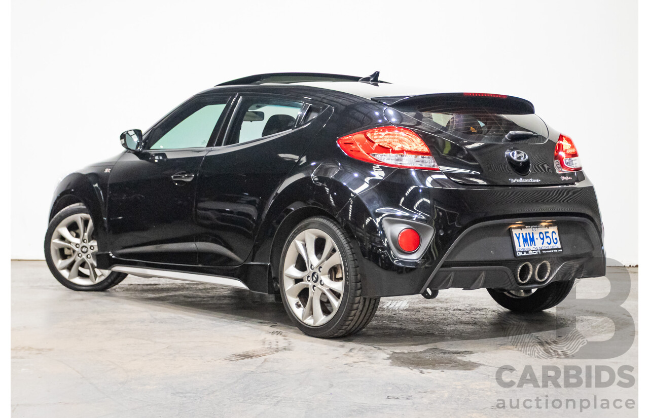 10/2016 Hyundai Veloster SR Turbo FS4 SERIES 2 3D Coupe Black 1.6L
