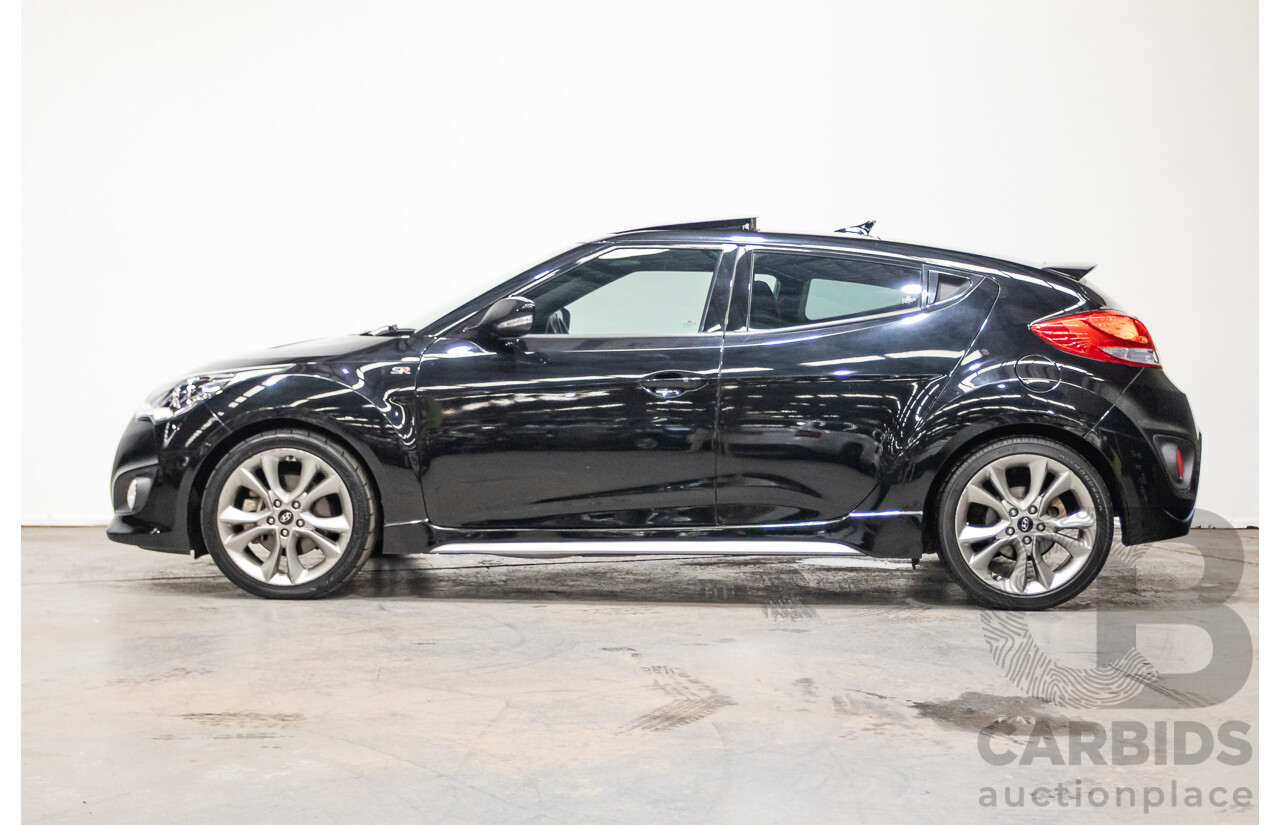 10/2016 Hyundai Veloster SR Turbo FS4 SERIES 2 3D Coupe Black 1.6L