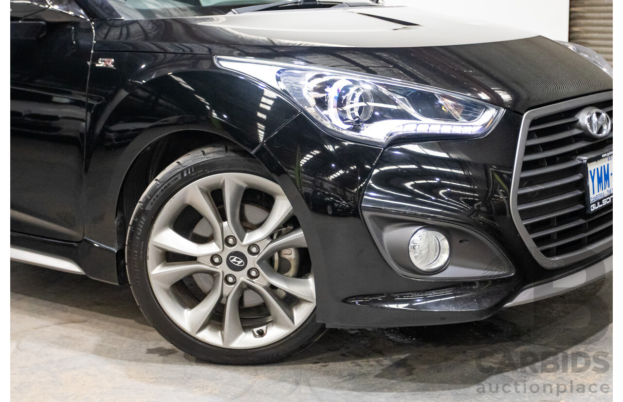 10/2016 Hyundai Veloster SR Turbo FS4 SERIES 2 3D Coupe Black 1.6L
