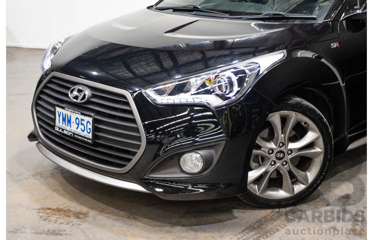 10/2016 Hyundai Veloster SR Turbo FS4 SERIES 2 3D Coupe Black 1.6L