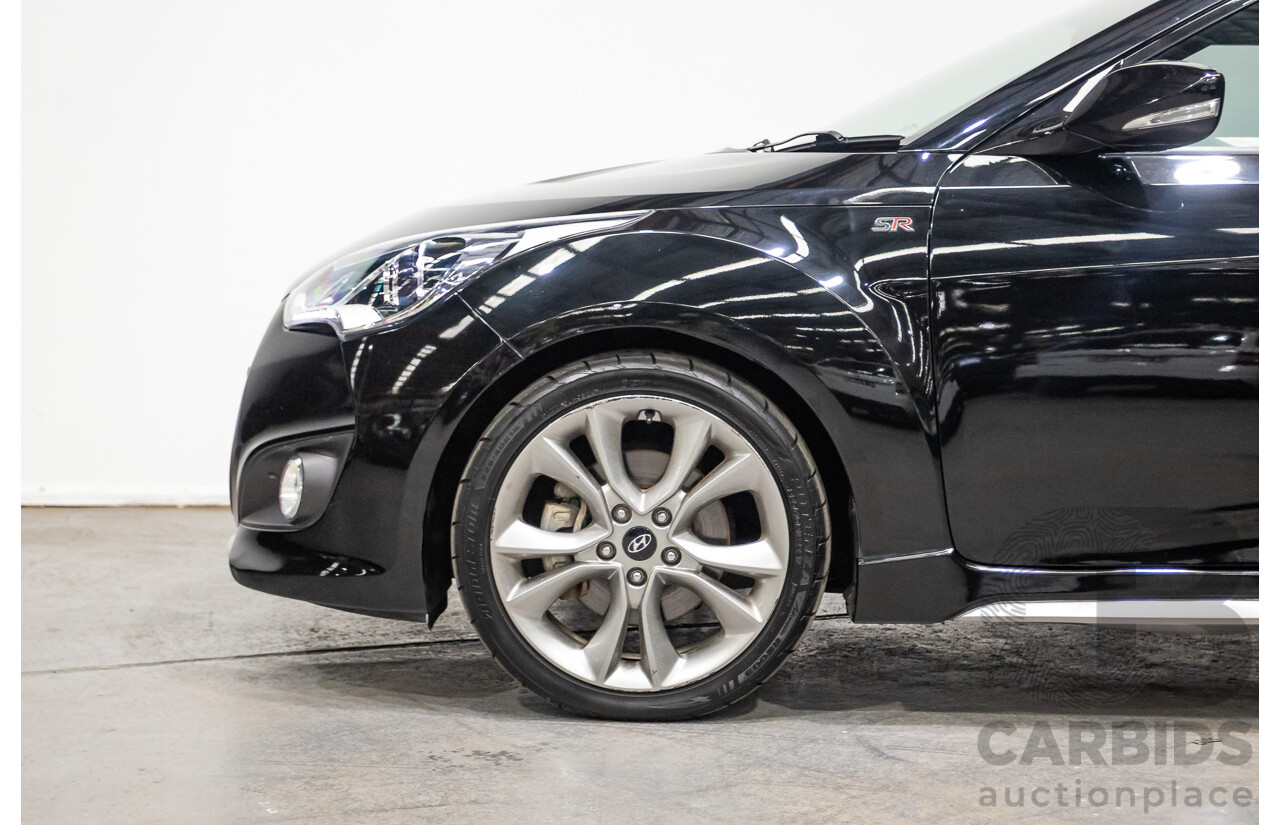 10/2016 Hyundai Veloster SR Turbo FS4 SERIES 2 3D Coupe Black 1.6L