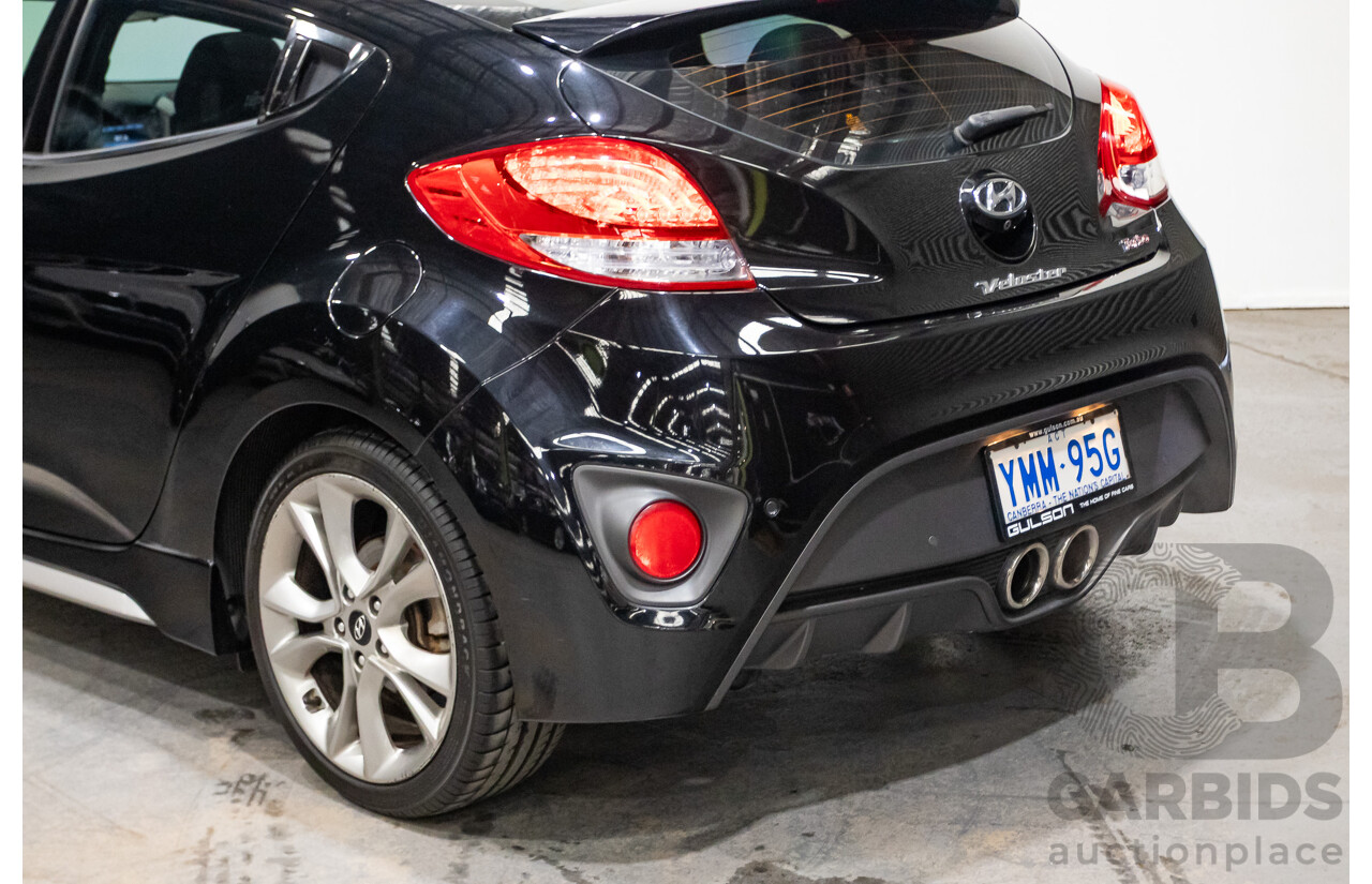 10/2016 Hyundai Veloster SR Turbo FS4 SERIES 2 3D Coupe Black 1.6L