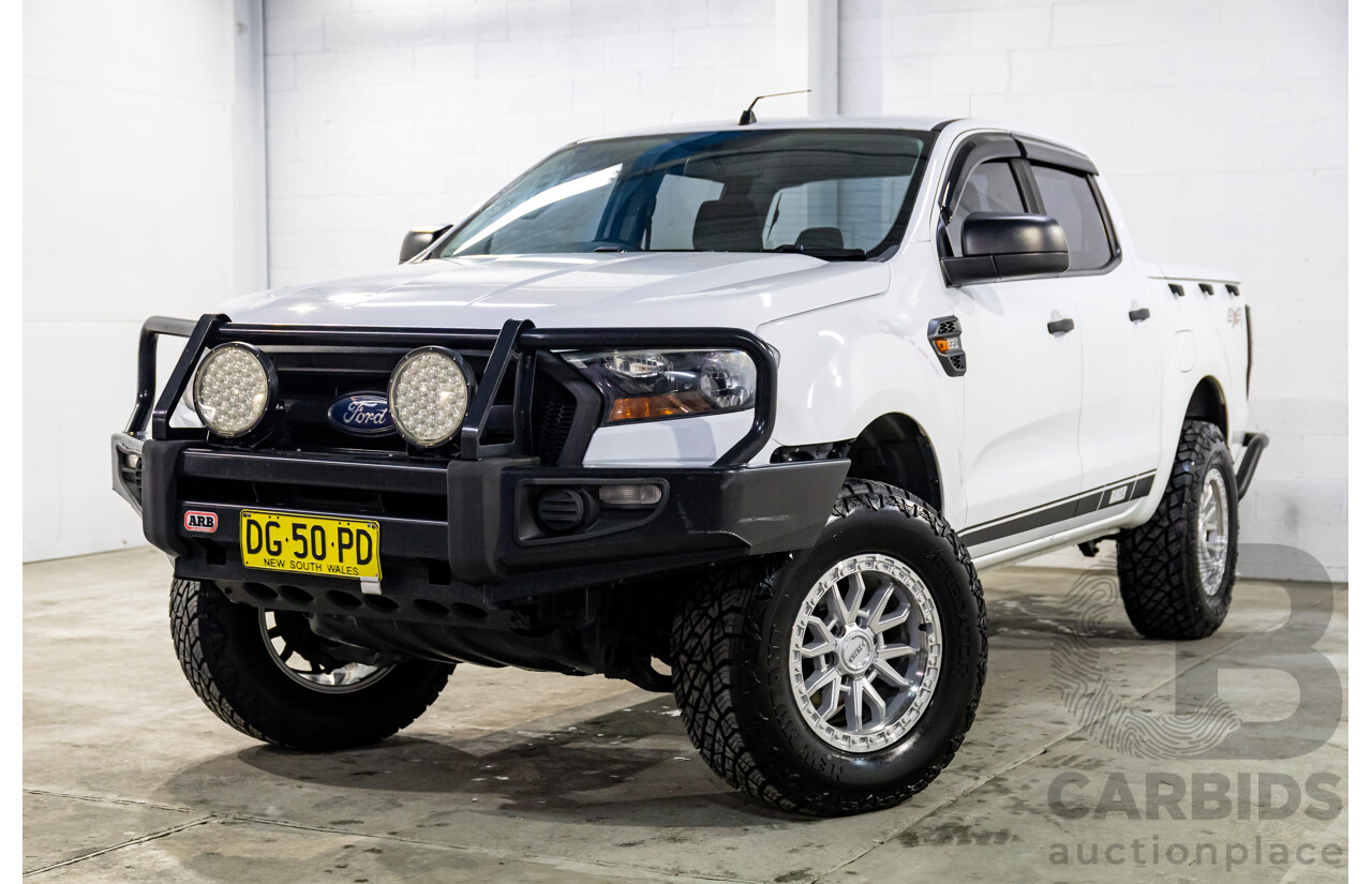 05/2017 Ford Ranger XL 2.2 (4x4) PX MKII MY17 Update Double Cab Utility Frozen White Turbo Diesel 2.2L