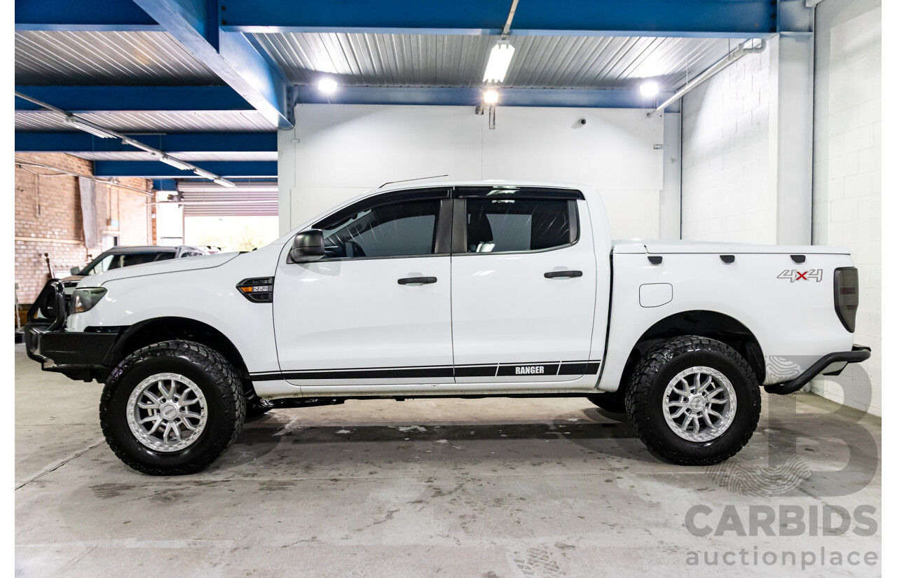 05/2017 Ford Ranger XL 2.2 (4x4) PX MKII MY17 Update Double Cab Utility Frozen White Turbo Diesel 2.2L