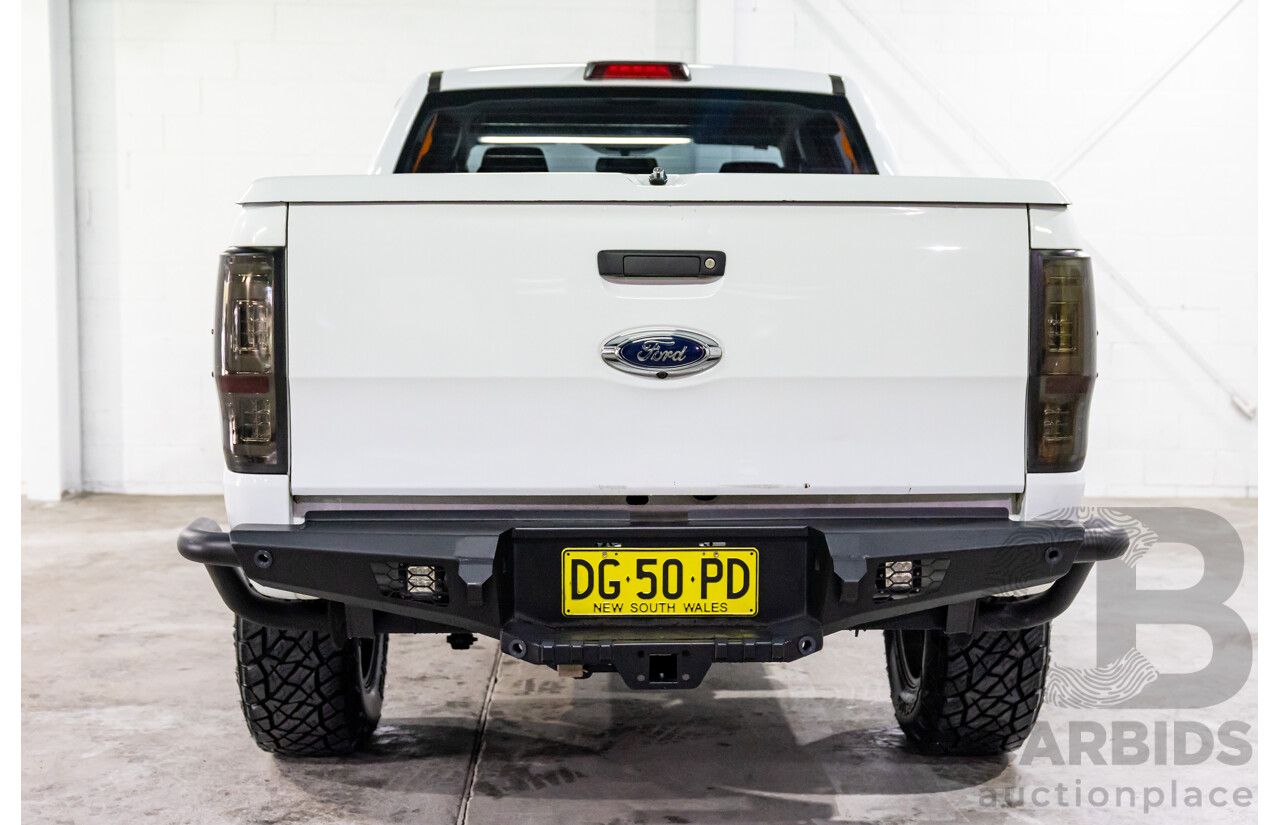 05/2017 Ford Ranger XL 2.2 (4x4) PX MKII MY17 Update Double Cab Utility Frozen White Turbo Diesel 2.2L