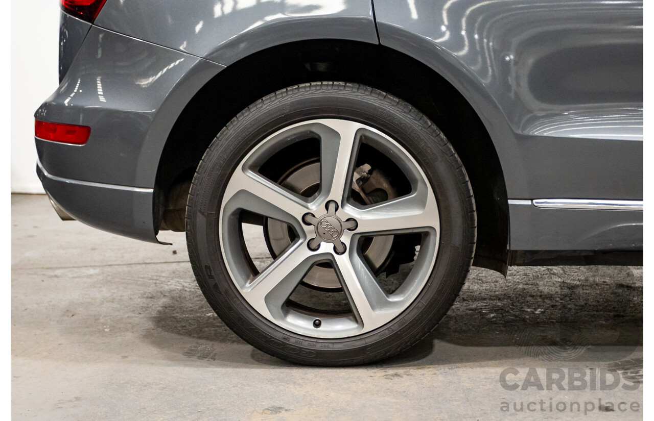 1/2013 Audi Q5 3.0 TDI Quattro (AWD) 8R MY13 4d Wagon Monsoon Grey Turbo Diesel 3.0L