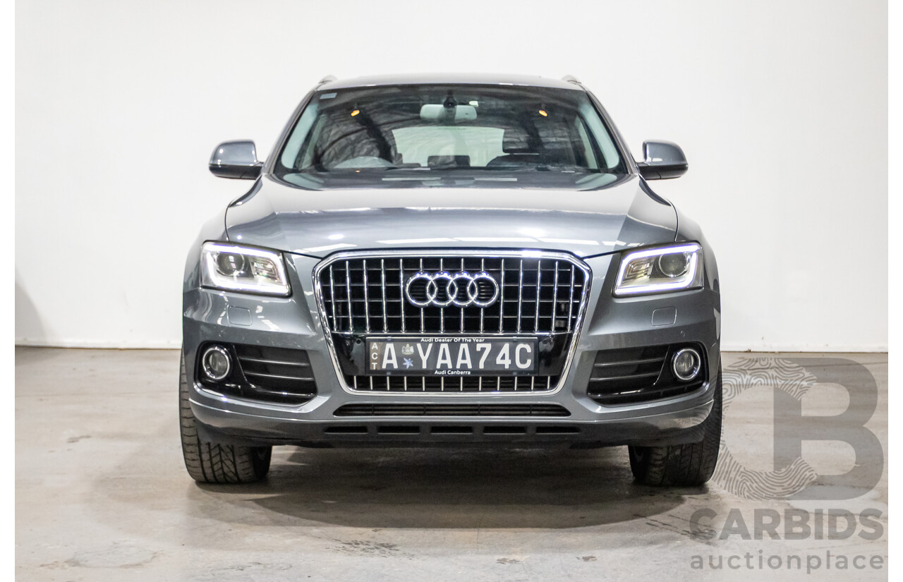 1/2013 Audi Q5 3.0 TDI Quattro (AWD) 8R MY13 4d Wagon Monsoon Grey Turbo Diesel 3.0L