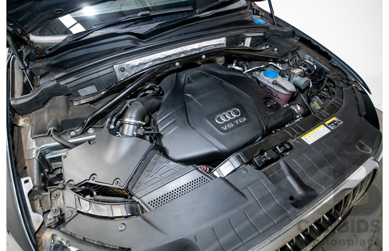 1/2013 Audi Q5 3.0 TDI Quattro (AWD) 8R MY13 4d Wagon Monsoon Grey Turbo Diesel 3.0L
