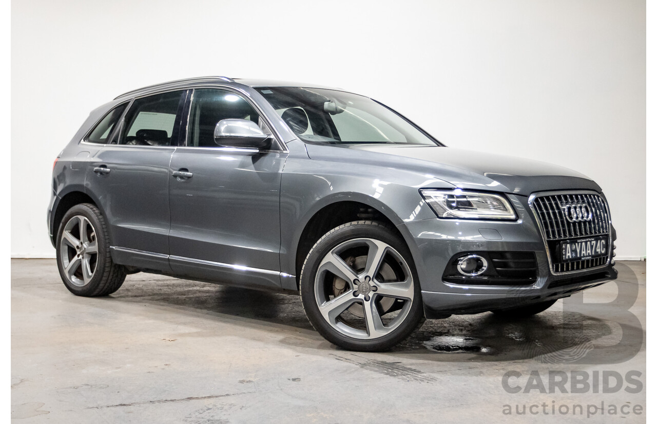 1/2013 Audi Q5 3.0 TDI Quattro (AWD) 8R MY13 4d Wagon Monsoon Grey Turbo Diesel 3.0L