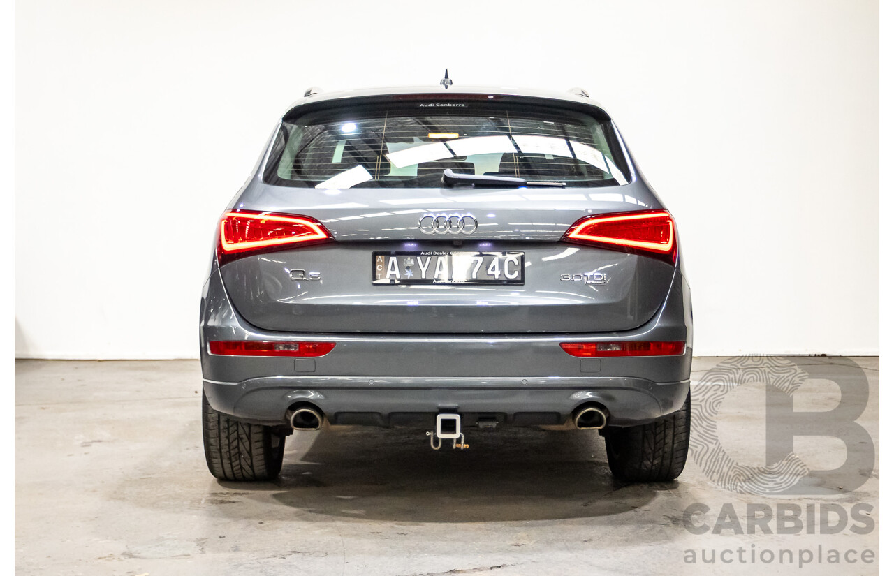 1/2013 Audi Q5 3.0 TDI Quattro (AWD) 8R MY13 4d Wagon Monsoon Grey Turbo Diesel 3.0L