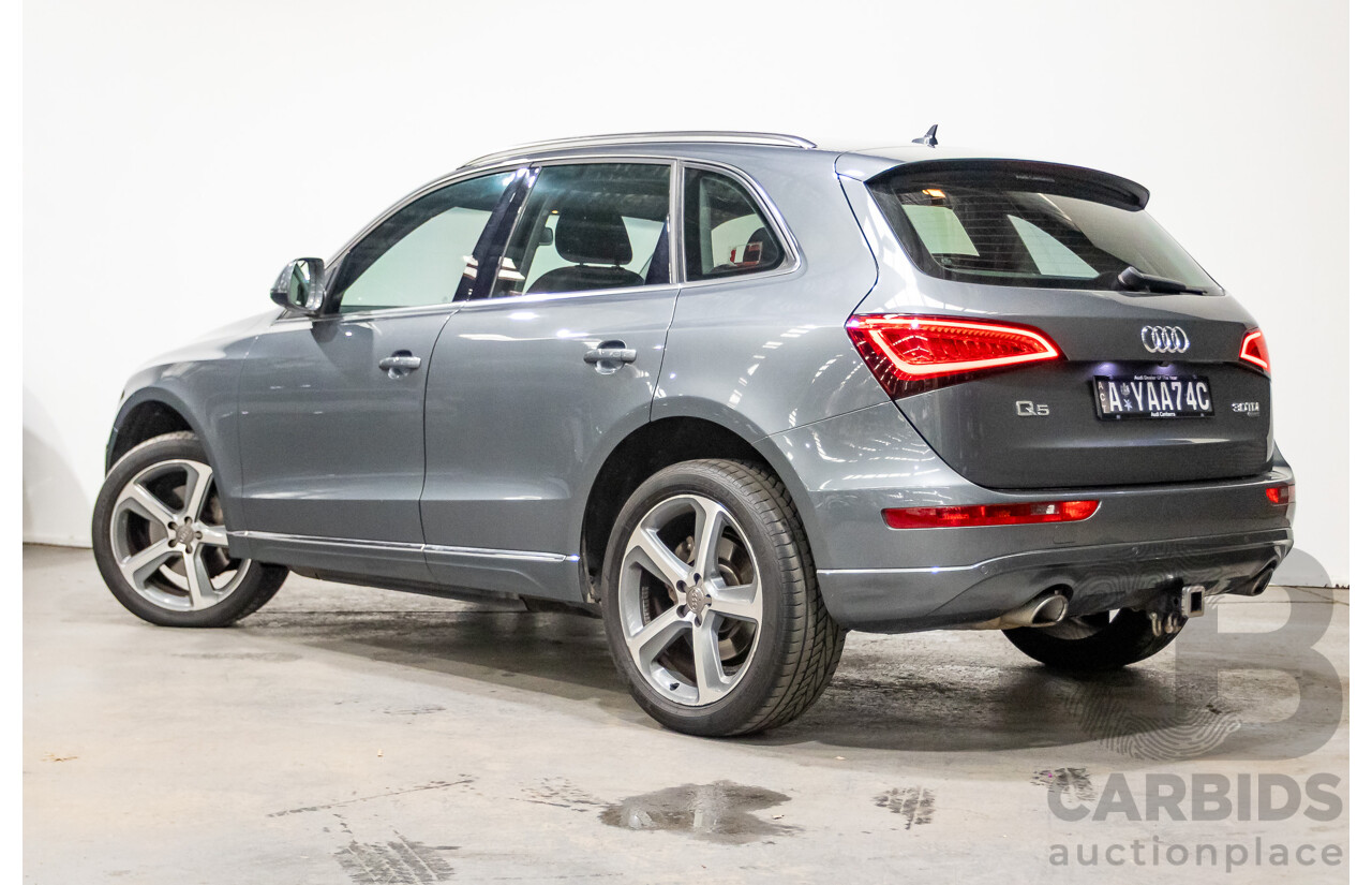 1/2013 Audi Q5 3.0 TDI Quattro (AWD) 8R MY13 4d Wagon Monsoon Grey Turbo Diesel 3.0L