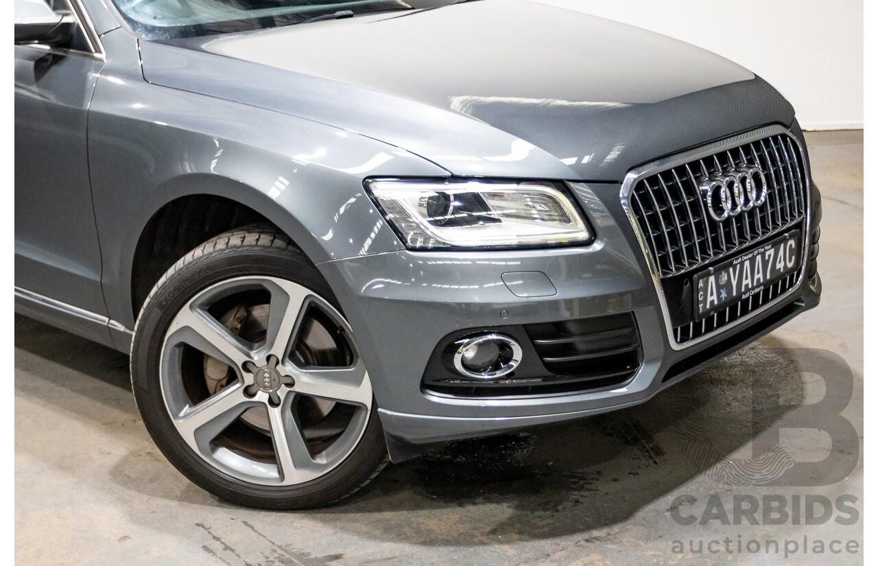 1/2013 Audi Q5 3.0 TDI Quattro (AWD) 8R MY13 4d Wagon Monsoon Grey Turbo Diesel 3.0L