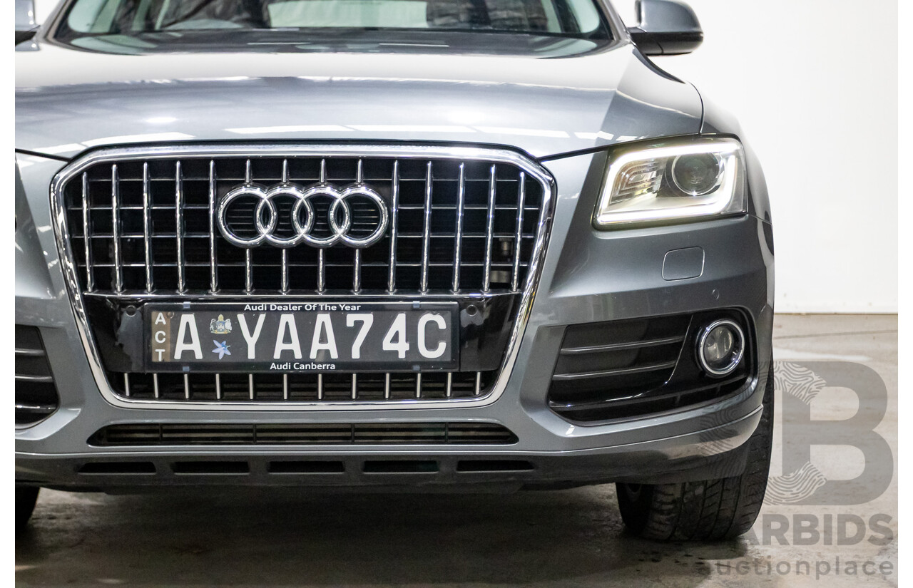 1/2013 Audi Q5 3.0 TDI Quattro (AWD) 8R MY13 4d Wagon Monsoon Grey Turbo Diesel 3.0L