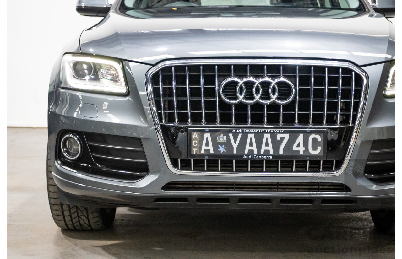 1/2013 Audi Q5 3.0 TDI Quattro (AWD) 8R MY13 4d Wagon Monsoon Grey Turbo Diesel 3.0L