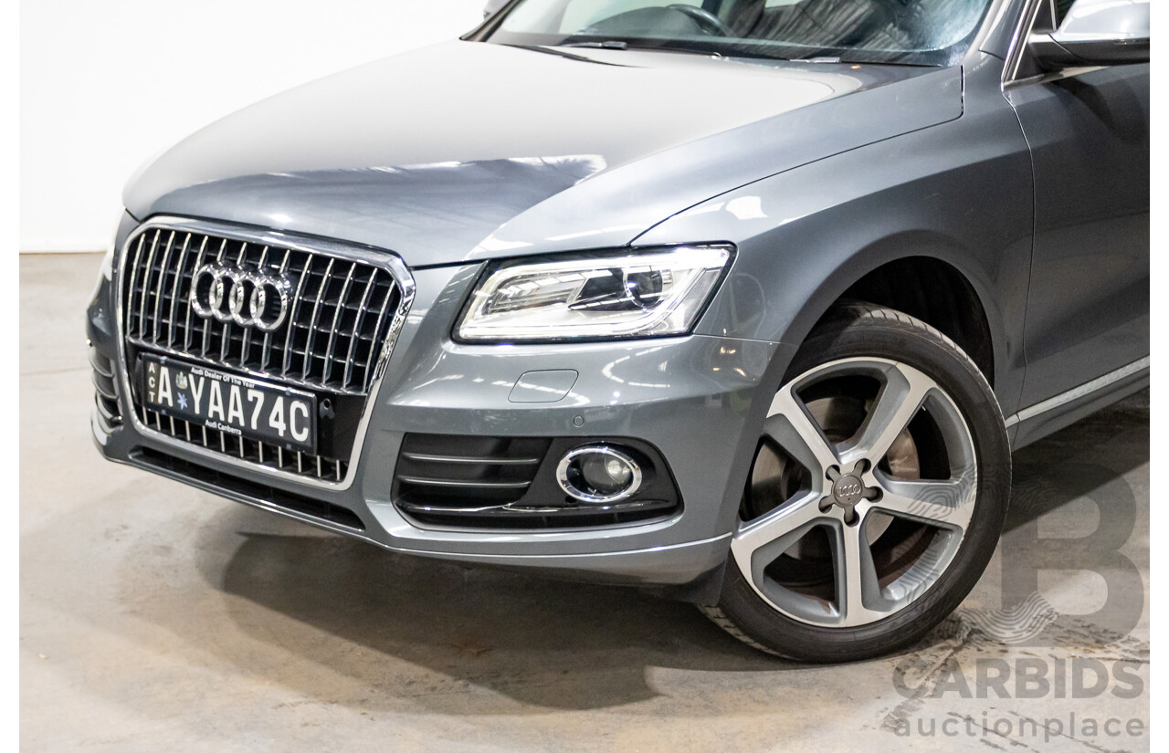 1/2013 Audi Q5 3.0 TDI Quattro (AWD) 8R MY13 4d Wagon Monsoon Grey Turbo Diesel 3.0L
