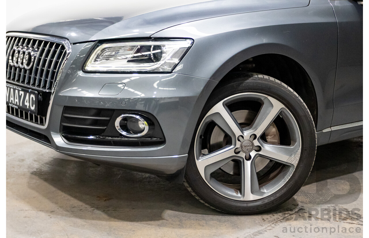 1/2013 Audi Q5 3.0 TDI Quattro (AWD) 8R MY13 4d Wagon Monsoon Grey Turbo Diesel 3.0L