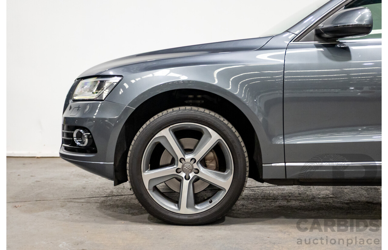 1/2013 Audi Q5 3.0 TDI Quattro (AWD) 8R MY13 4d Wagon Monsoon Grey Turbo Diesel 3.0L