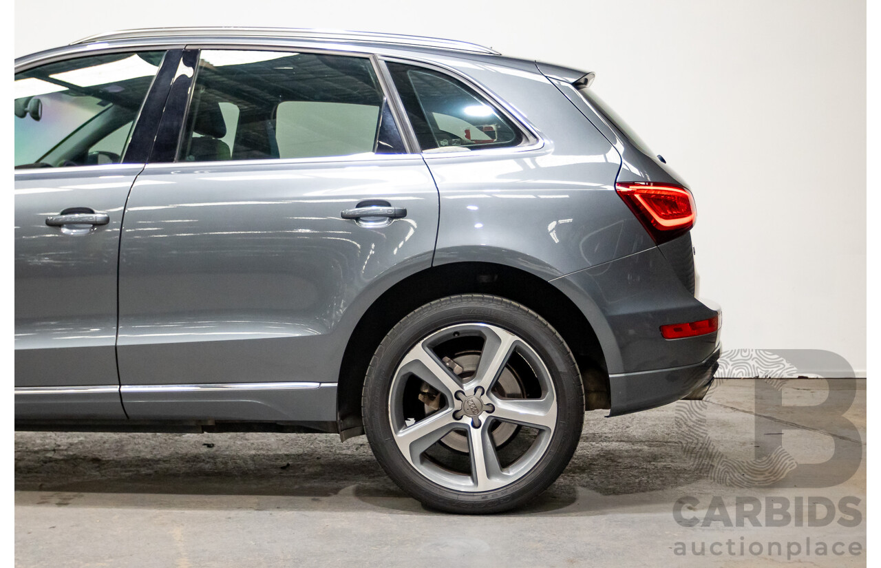 1/2013 Audi Q5 3.0 TDI Quattro (AWD) 8R MY13 4d Wagon Monsoon Grey Turbo Diesel 3.0L
