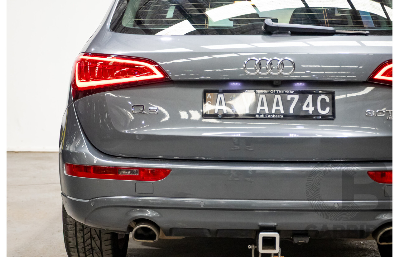 1/2013 Audi Q5 3.0 TDI Quattro (AWD) 8R MY13 4d Wagon Monsoon Grey Turbo Diesel 3.0L